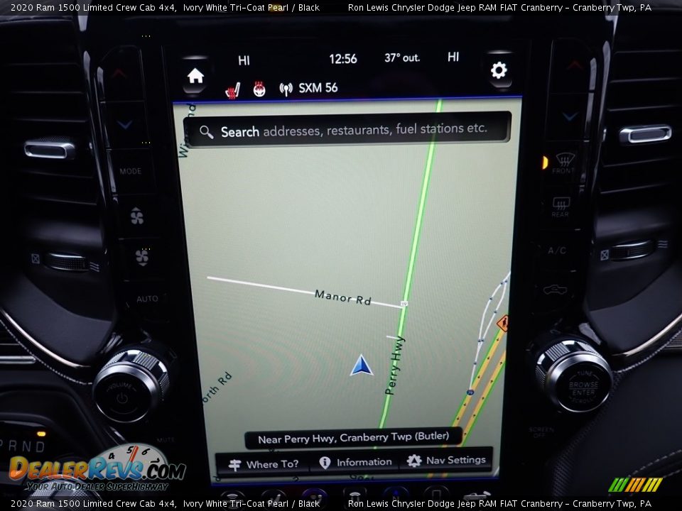 2020 Ram 1500 Limited Crew Cab 4x4 Ivory White Tri-Coat Pearl / Black Photo #18