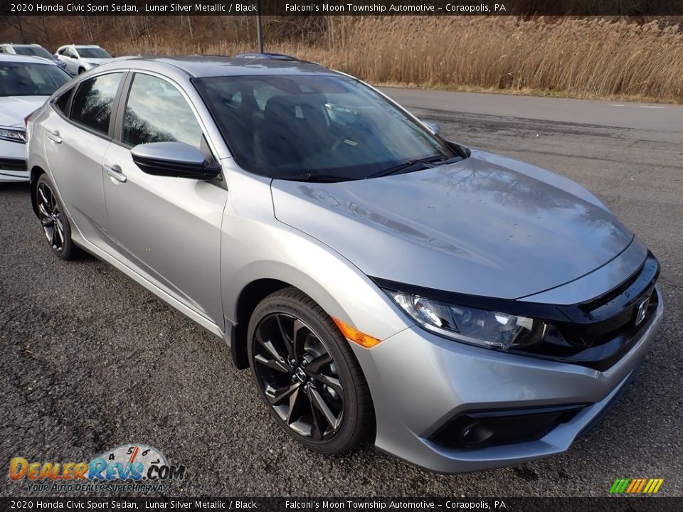 Front 3/4 View of 2020 Honda Civic Sport Sedan Photo #6