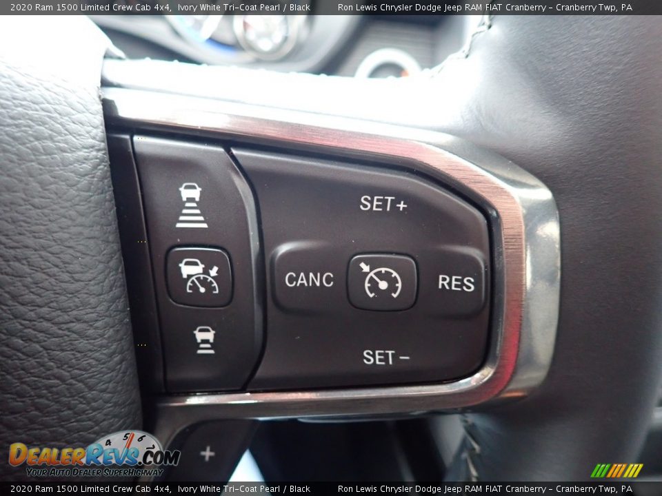 2020 Ram 1500 Limited Crew Cab 4x4 Ivory White Tri-Coat Pearl / Black Photo #19