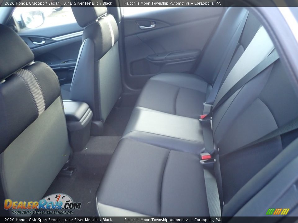 2020 Honda Civic Sport Sedan Lunar Silver Metallic / Black Photo #10