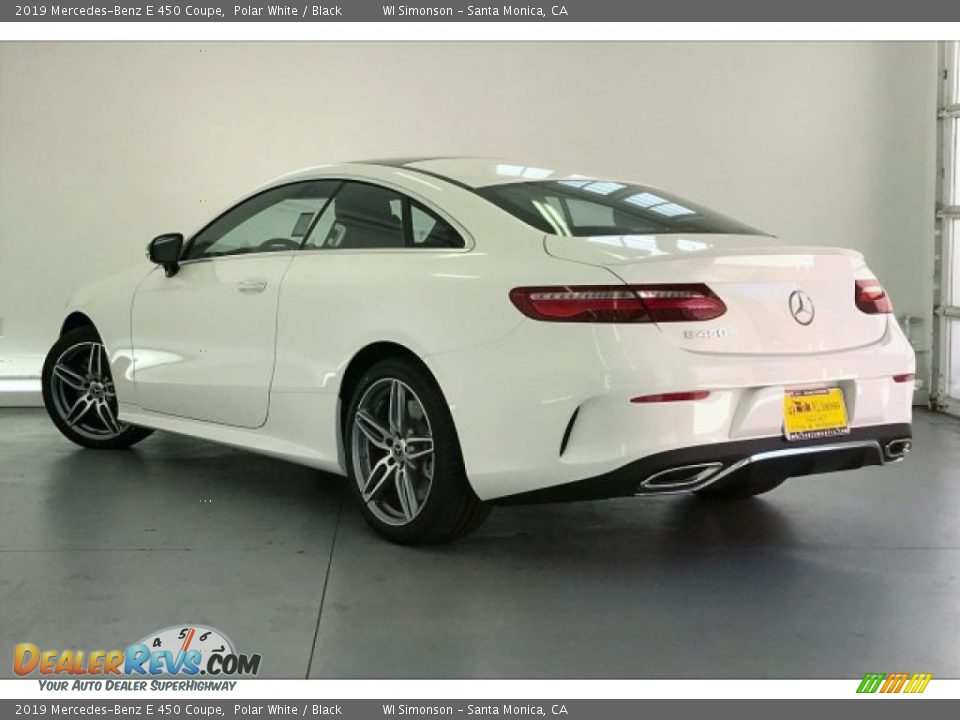 2019 Mercedes-Benz E 450 Coupe Polar White / Black Photo #2