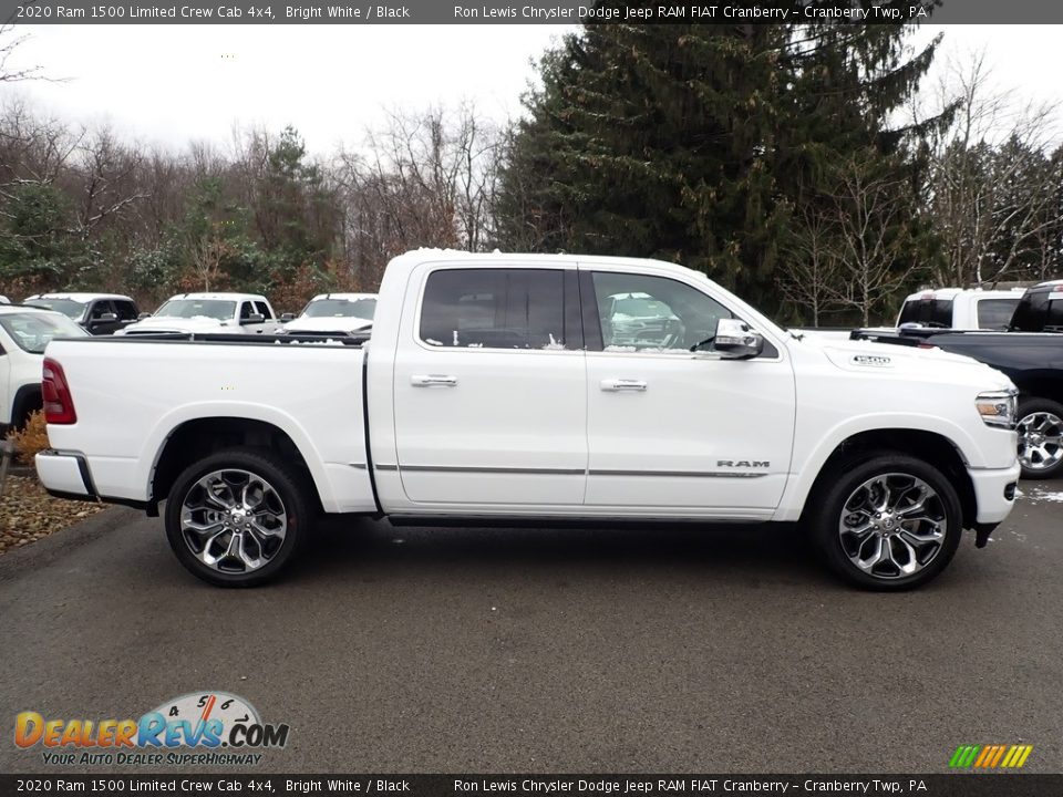 2020 Ram 1500 Limited Crew Cab 4x4 Bright White / Black Photo #5