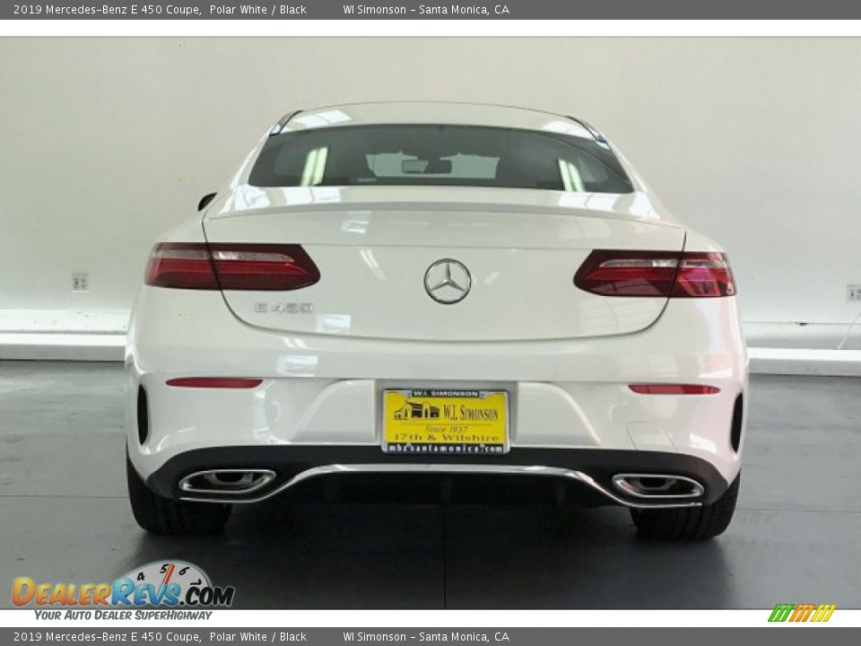 2019 Mercedes-Benz E 450 Coupe Polar White / Black Photo #3