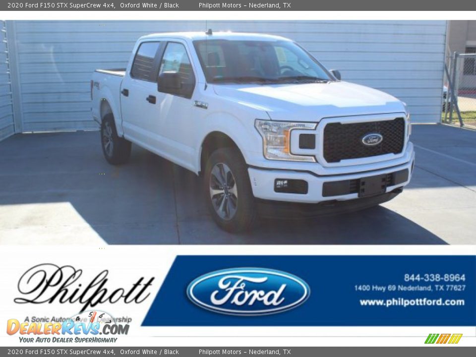 2020 Ford F150 STX SuperCrew 4x4 Oxford White / Black Photo #1