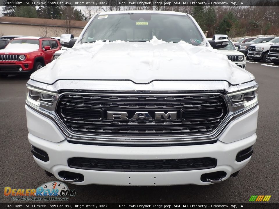 2020 Ram 1500 Limited Crew Cab 4x4 Bright White / Black Photo #7