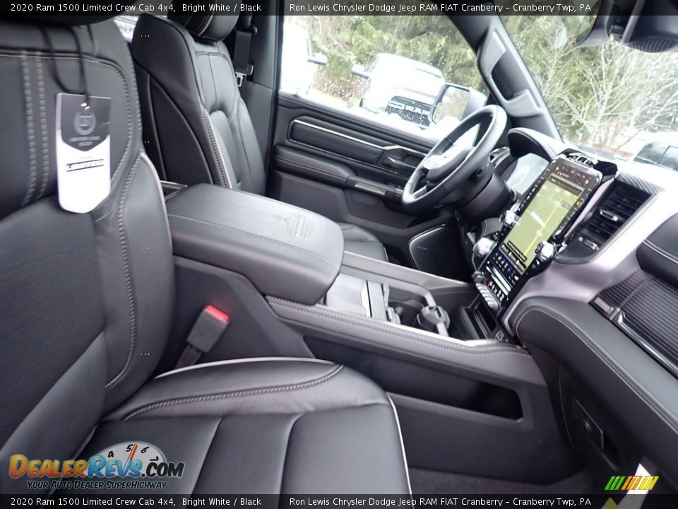 2020 Ram 1500 Limited Crew Cab 4x4 Bright White / Black Photo #8