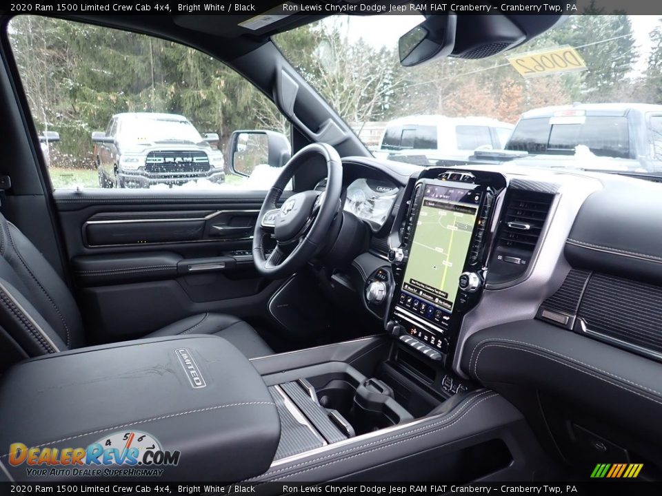 2020 Ram 1500 Limited Crew Cab 4x4 Bright White / Black Photo #9