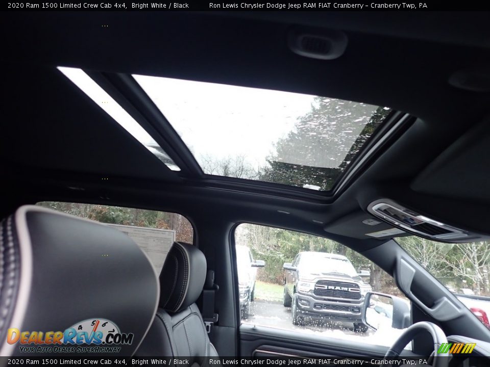 2020 Ram 1500 Limited Crew Cab 4x4 Bright White / Black Photo #10