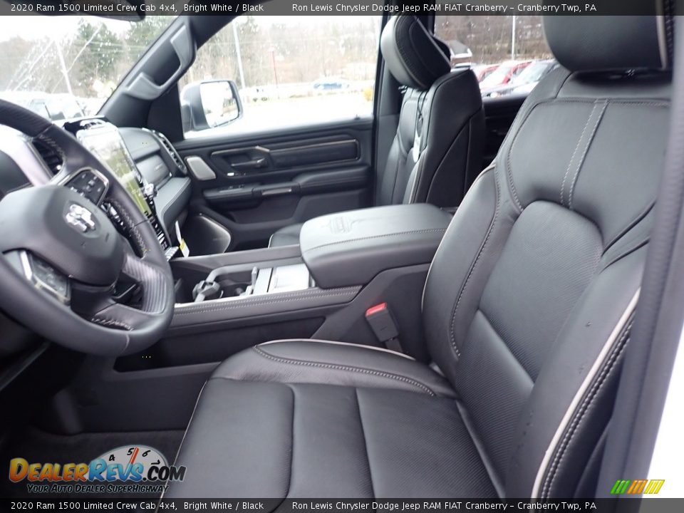 2020 Ram 1500 Limited Crew Cab 4x4 Bright White / Black Photo #12
