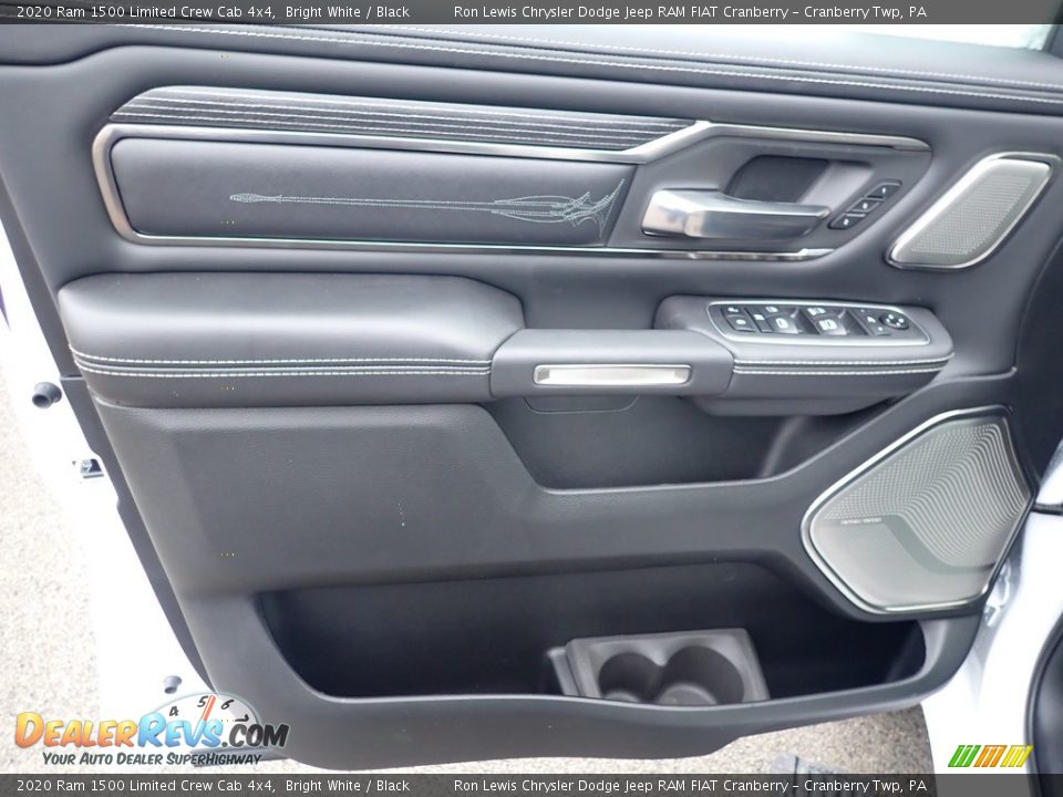 2020 Ram 1500 Limited Crew Cab 4x4 Bright White / Black Photo #13