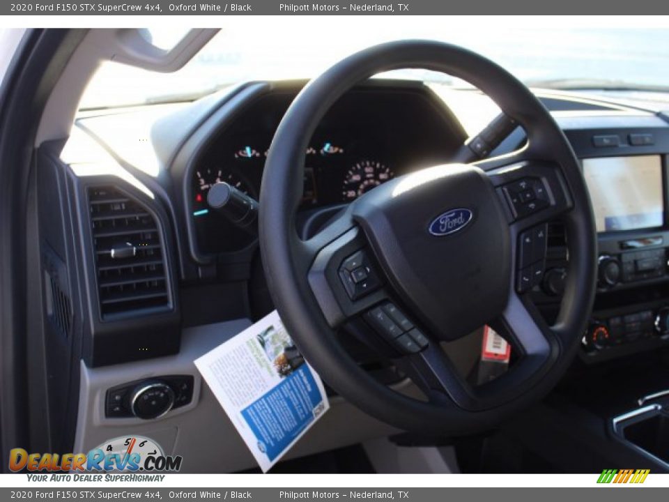 2020 Ford F150 STX SuperCrew 4x4 Oxford White / Black Photo #12