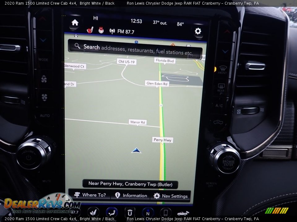 2020 Ram 1500 Limited Crew Cab 4x4 Bright White / Black Photo #15