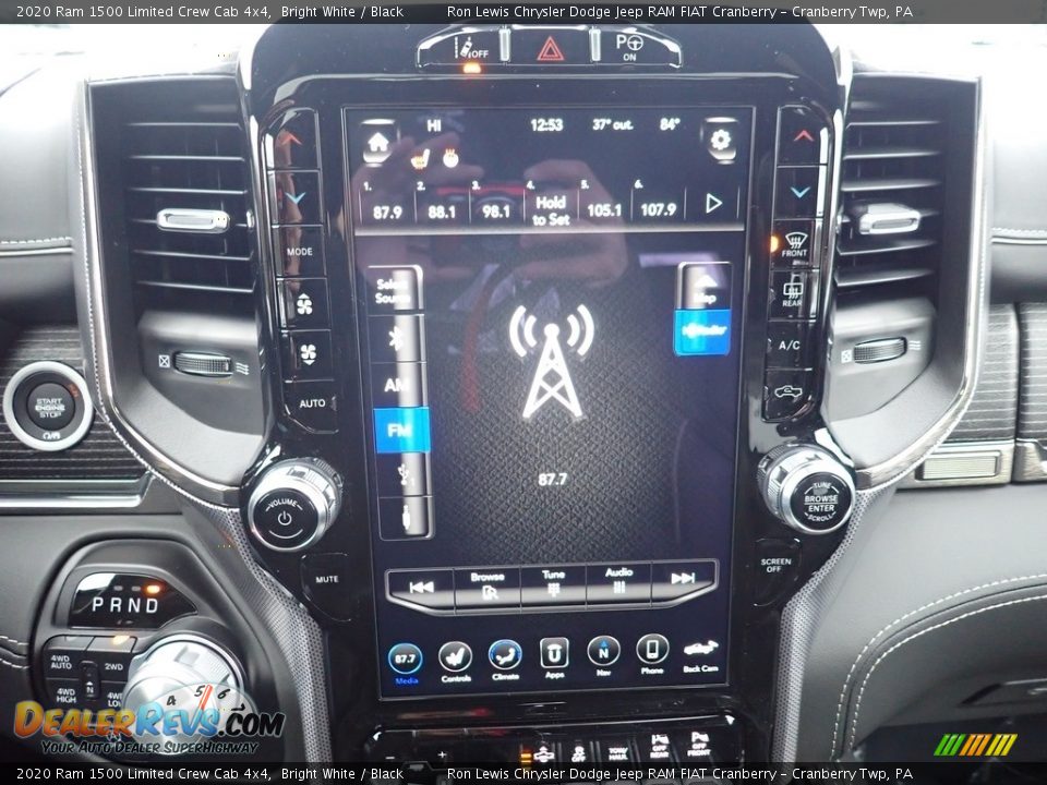 2020 Ram 1500 Limited Crew Cab 4x4 Bright White / Black Photo #16