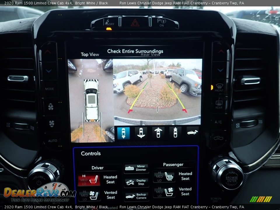 2020 Ram 1500 Limited Crew Cab 4x4 Bright White / Black Photo #17