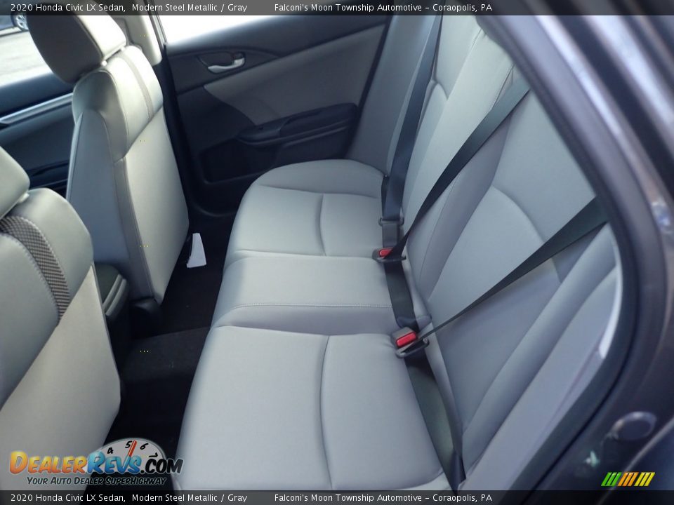 2020 Honda Civic LX Sedan Modern Steel Metallic / Gray Photo #10