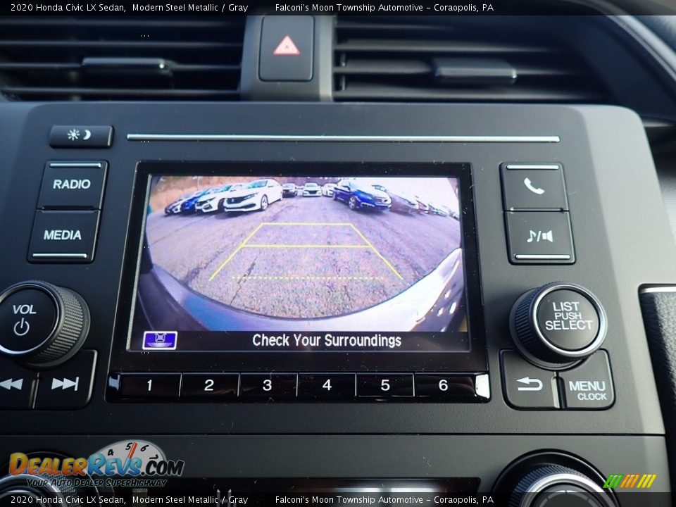 2020 Honda Civic LX Sedan Modern Steel Metallic / Gray Photo #15