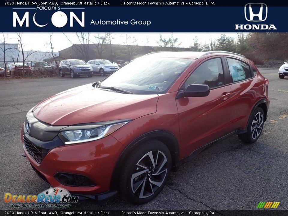 2020 Honda HR-V Sport AWD Orangeburst Metallic / Black Photo #1