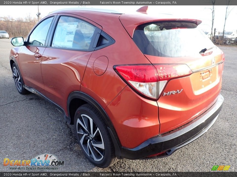 2020 Honda HR-V Sport AWD Orangeburst Metallic / Black Photo #2