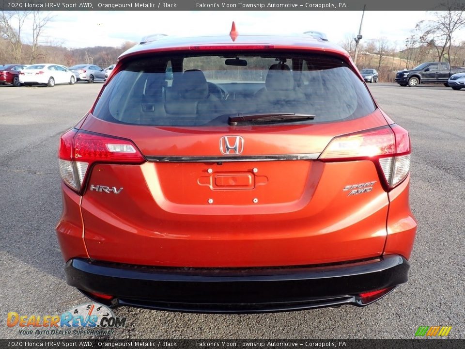 2020 Honda HR-V Sport AWD Orangeburst Metallic / Black Photo #3
