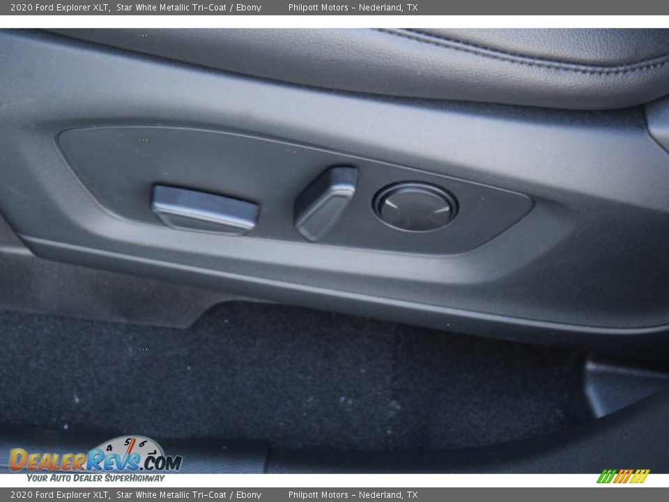 2020 Ford Explorer XLT Star White Metallic Tri-Coat / Ebony Photo #11