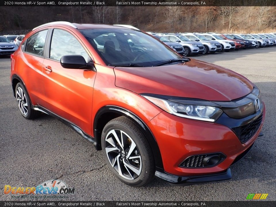 2020 Honda HR-V Sport AWD Orangeburst Metallic / Black Photo #6