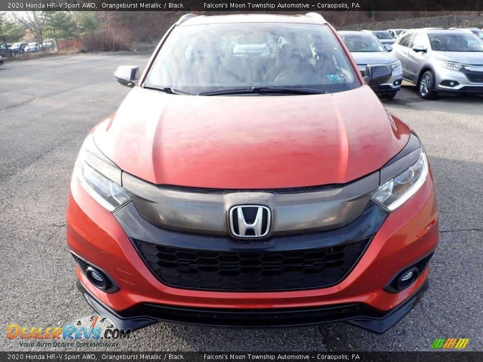 2020 Honda HR-V Sport AWD Orangeburst Metallic / Black Photo #7