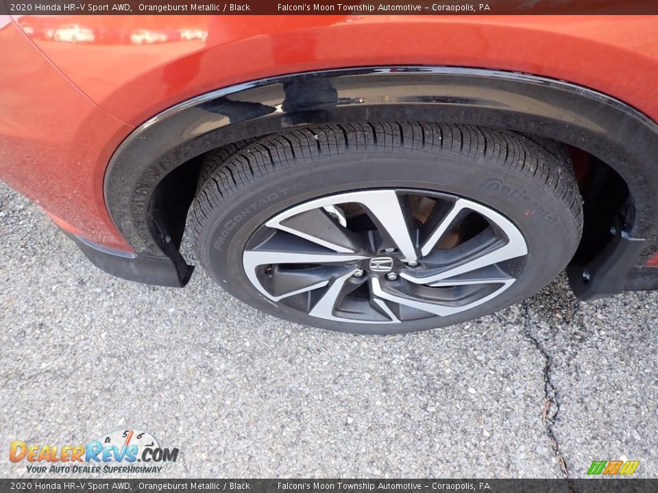 2020 Honda HR-V Sport AWD Orangeburst Metallic / Black Photo #8