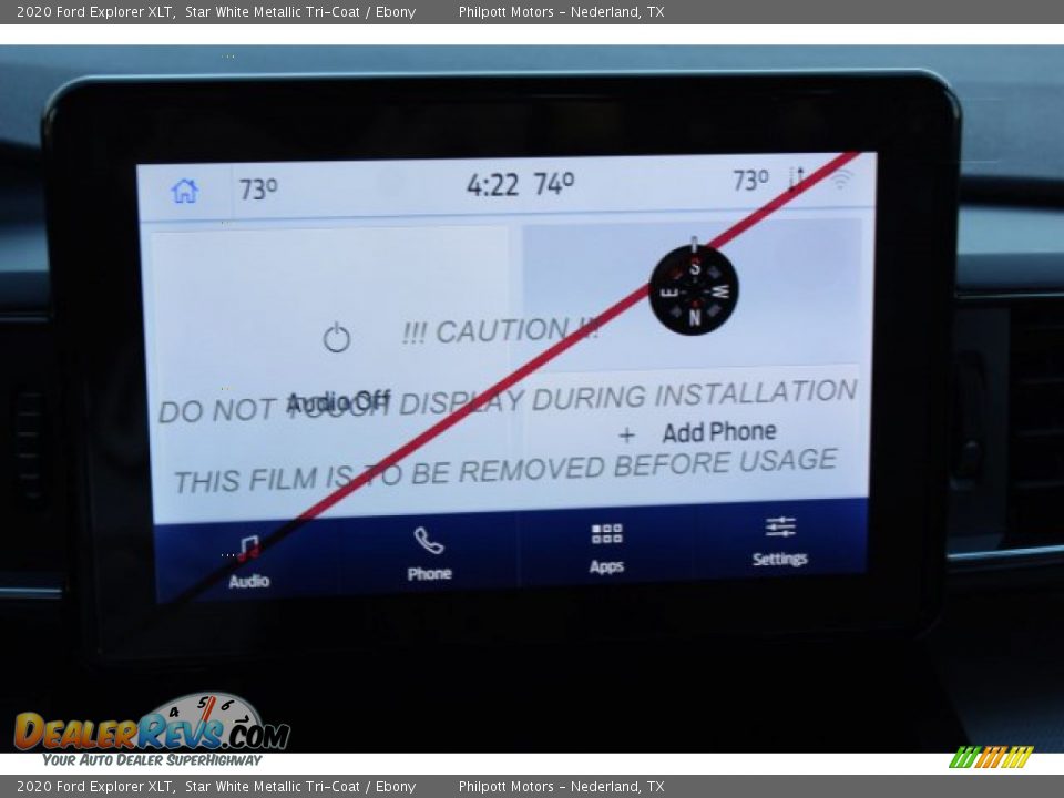 2020 Ford Explorer XLT Star White Metallic Tri-Coat / Ebony Photo #18