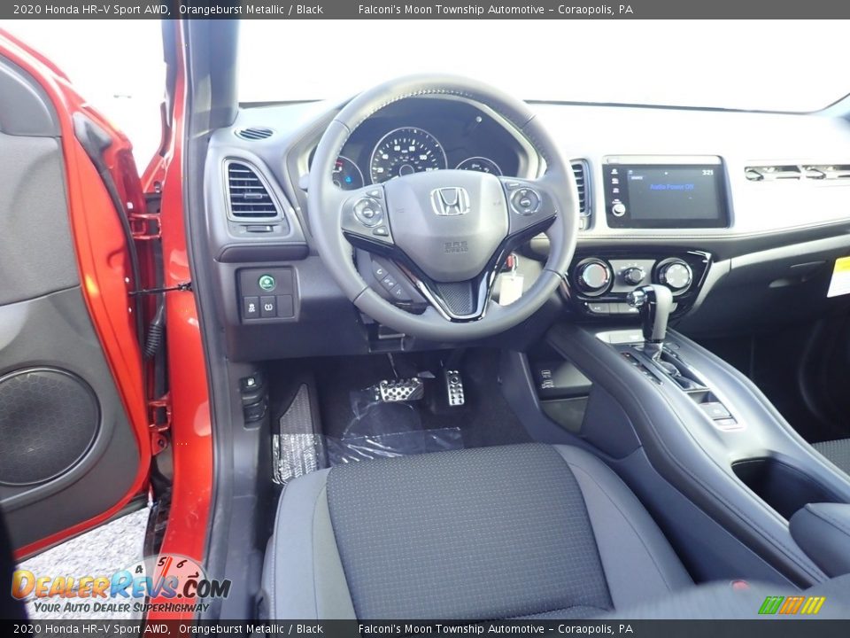 2020 Honda HR-V Sport AWD Orangeburst Metallic / Black Photo #11