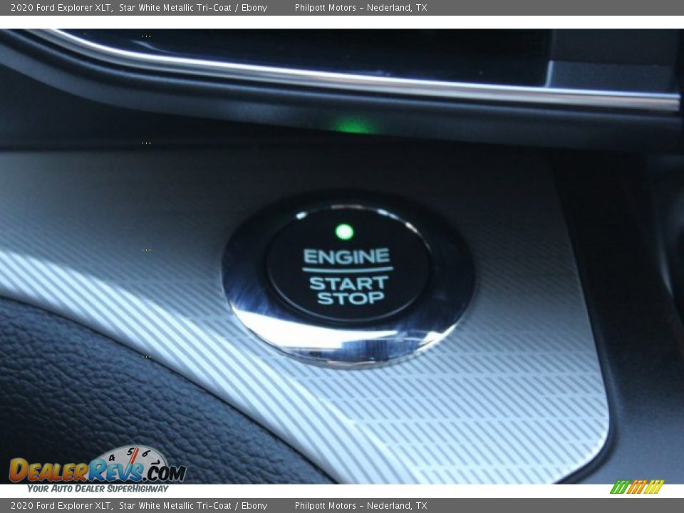2020 Ford Explorer XLT Star White Metallic Tri-Coat / Ebony Photo #20