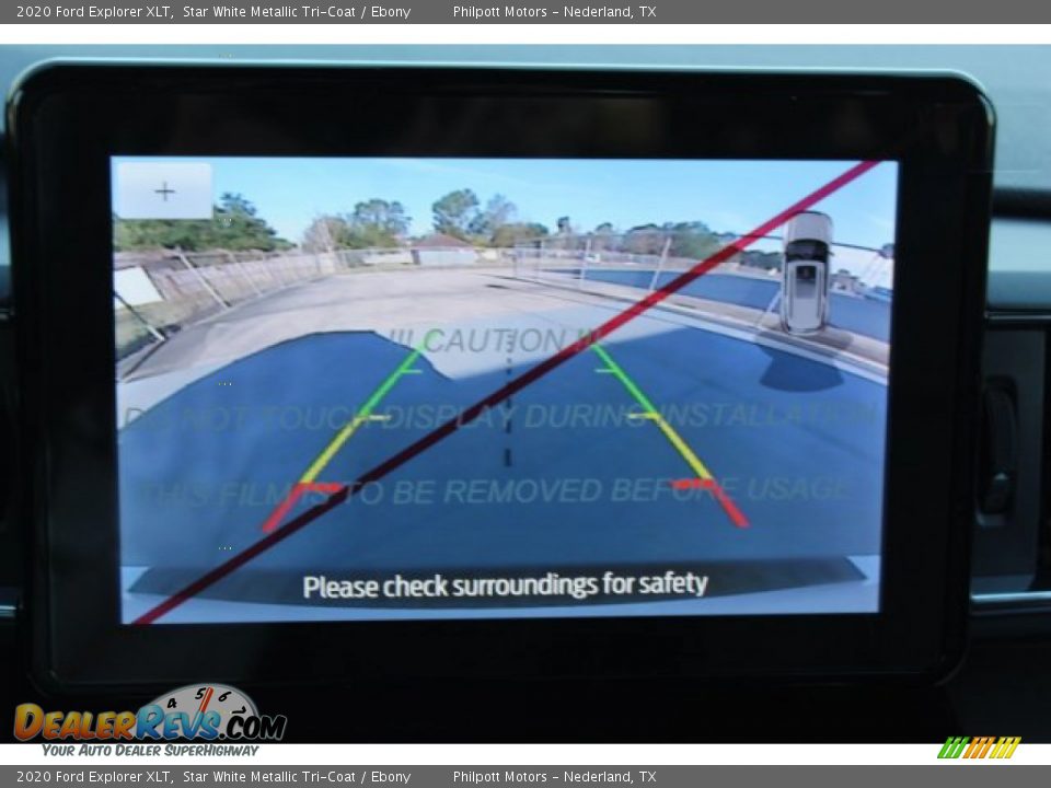 2020 Ford Explorer XLT Star White Metallic Tri-Coat / Ebony Photo #21