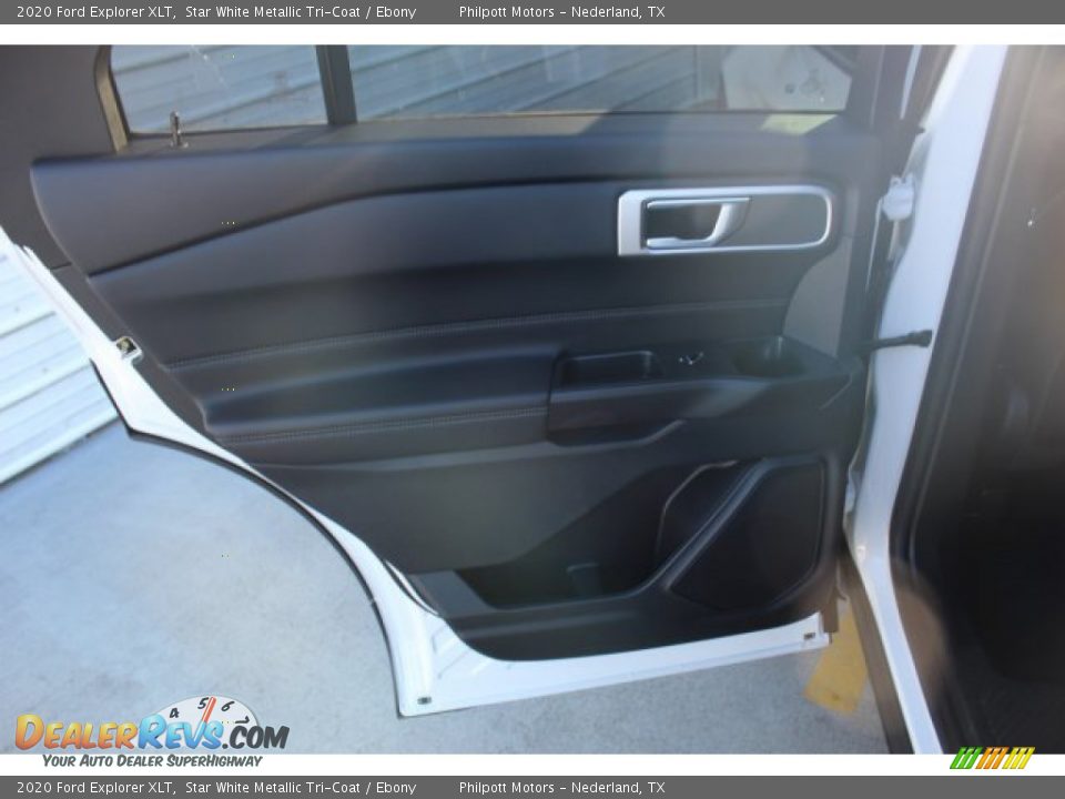 2020 Ford Explorer XLT Star White Metallic Tri-Coat / Ebony Photo #22