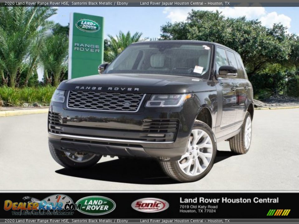 2020 Land Rover Range Rover HSE Santorini Black Metallic / Ebony Photo #1