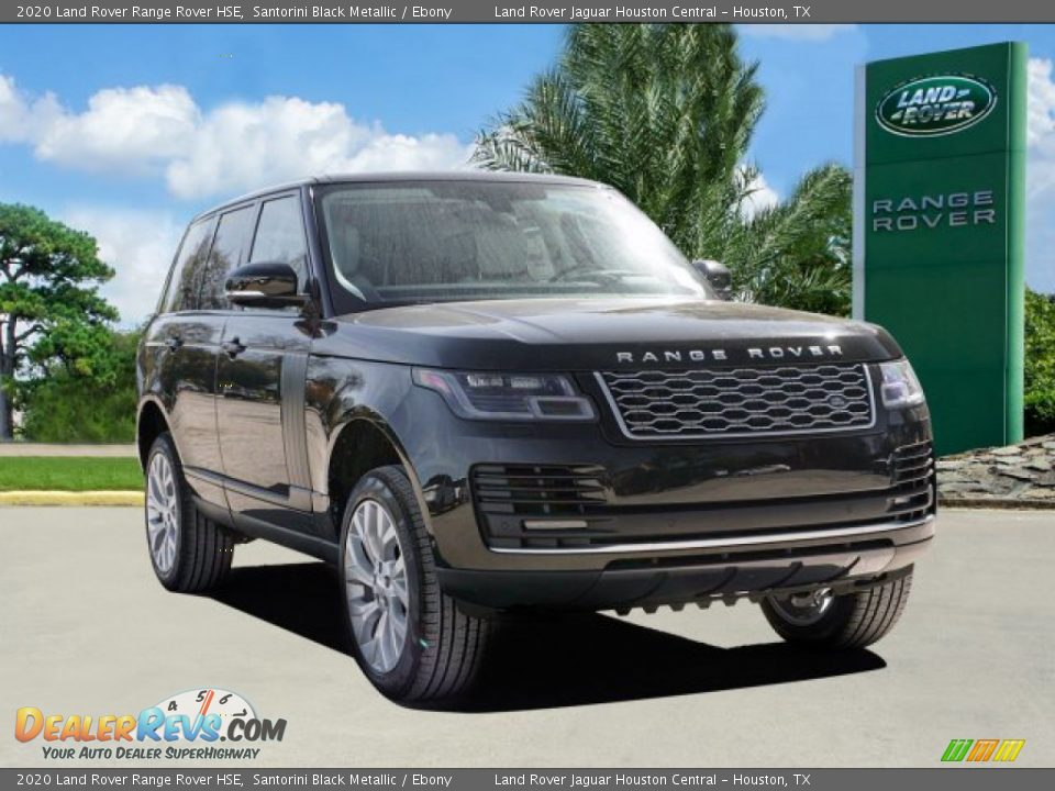 2020 Land Rover Range Rover HSE Santorini Black Metallic / Ebony Photo #2