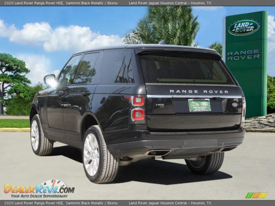2020 Land Rover Range Rover HSE Santorini Black Metallic / Ebony Photo #5