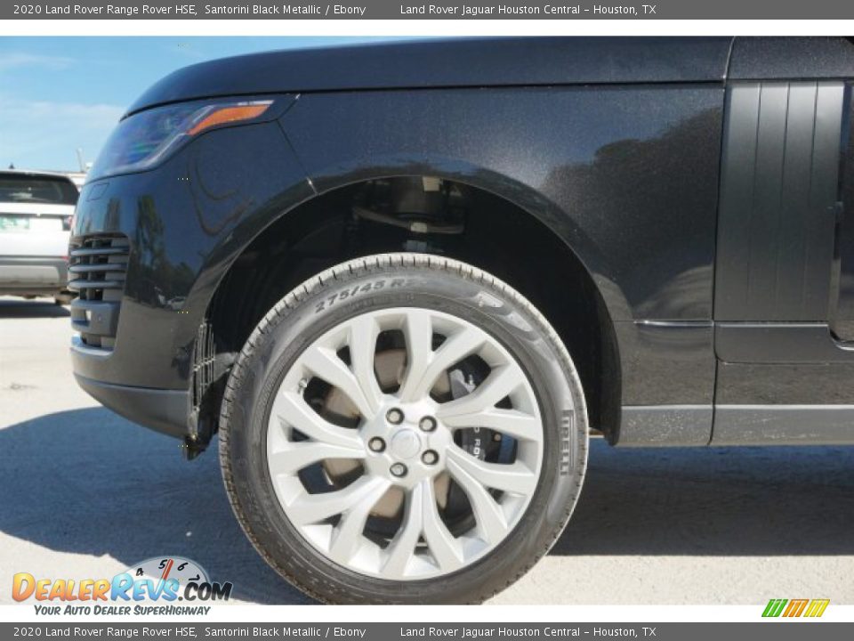 2020 Land Rover Range Rover HSE Santorini Black Metallic / Ebony Photo #7