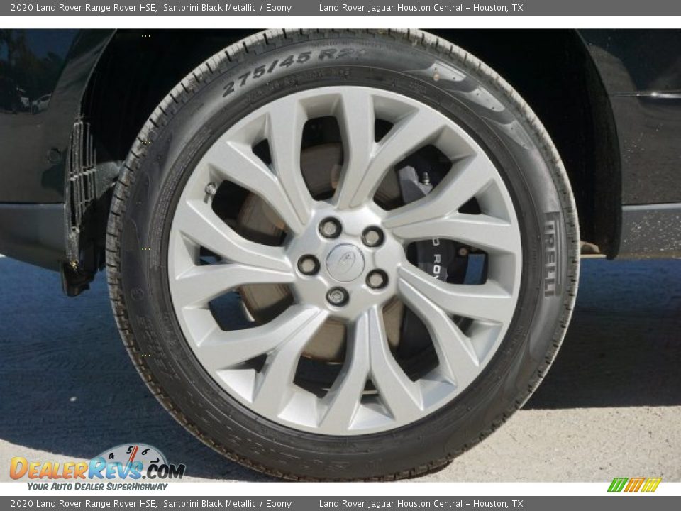 2020 Land Rover Range Rover HSE Santorini Black Metallic / Ebony Photo #9