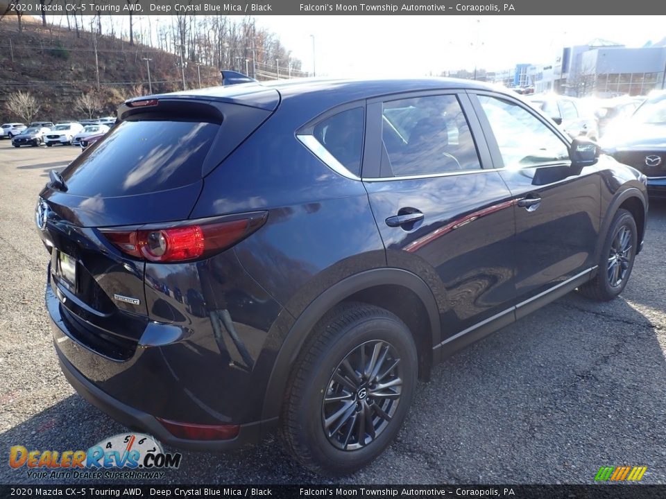 2020 Mazda CX-5 Touring AWD Deep Crystal Blue Mica / Black Photo #2