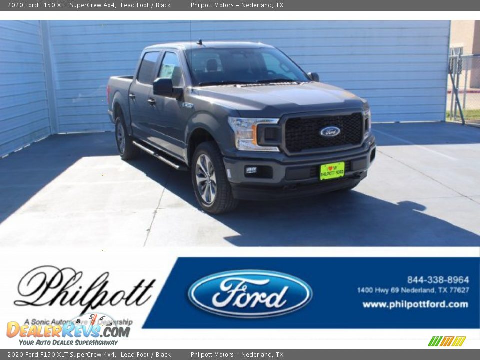 2020 Ford F150 XLT SuperCrew 4x4 Lead Foot / Black Photo #1