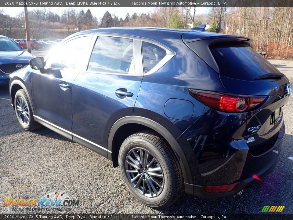 2020 Mazda CX-5 Touring AWD Deep Crystal Blue Mica / Black Photo #6