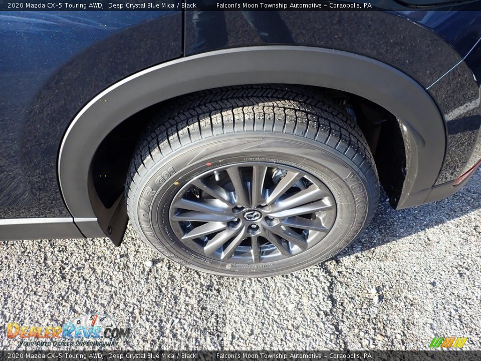 2020 Mazda CX-5 Touring AWD Deep Crystal Blue Mica / Black Photo #7
