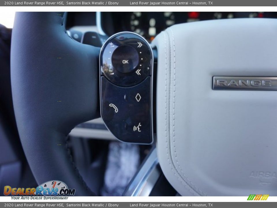 2020 Land Rover Range Rover HSE Santorini Black Metallic / Ebony Photo #26