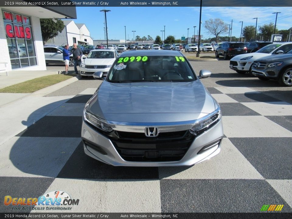 2019 Honda Accord LX Sedan Lunar Silver Metallic / Gray Photo #2