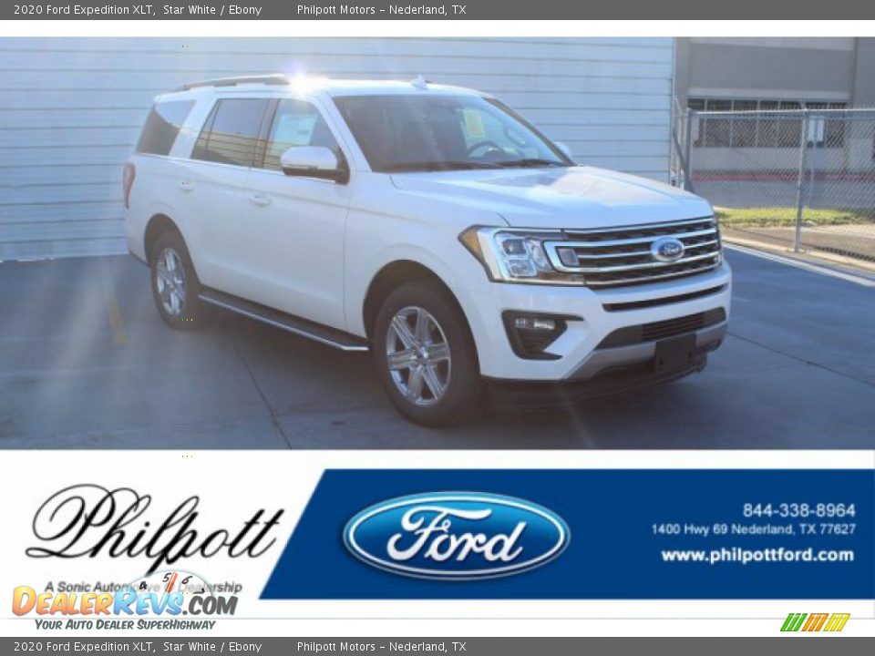 2020 Ford Expedition XLT Star White / Ebony Photo #1