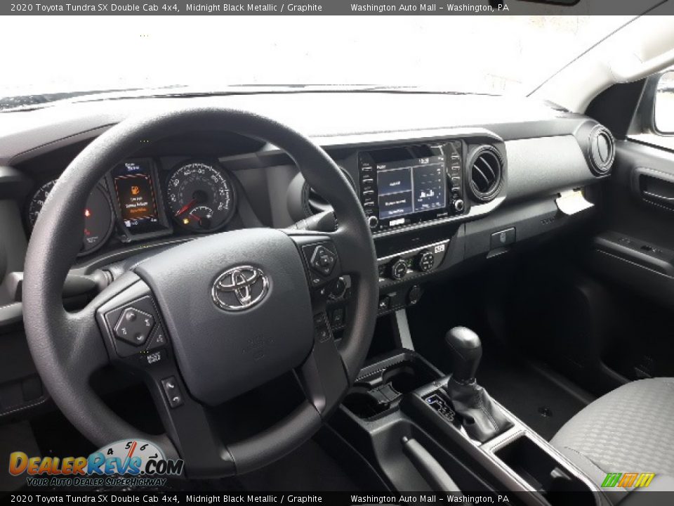 Dashboard of 2020 Toyota Tundra SX Double Cab 4x4 Photo #5