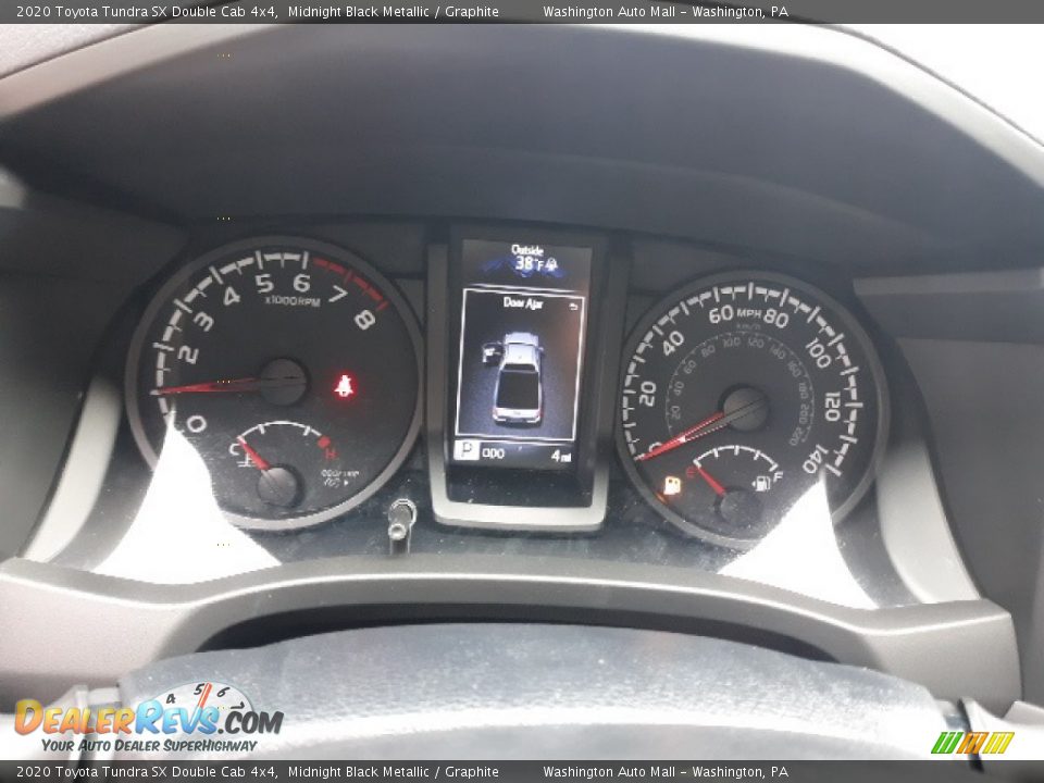 2020 Toyota Tundra SX Double Cab 4x4 Gauges Photo #8