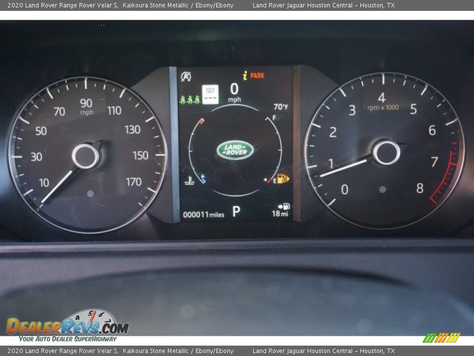 2020 Land Rover Range Rover Velar S Kaikoura Stone Metallic / Ebony/Ebony Photo #13