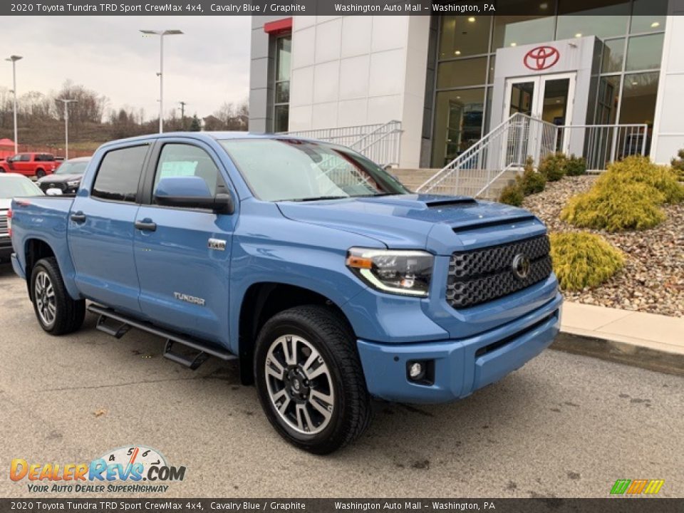 2020 Toyota Tundra TRD Sport CrewMax 4x4 Cavalry Blue / Graphite Photo #1