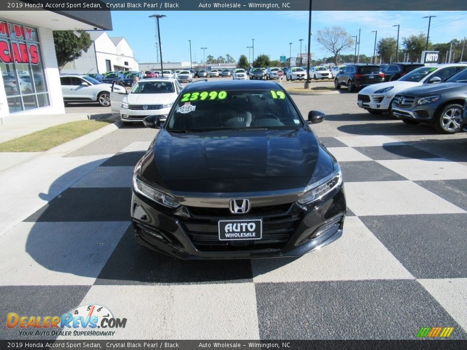 2019 Honda Accord Sport Sedan Crystal Black Pearl / Black Photo #2
