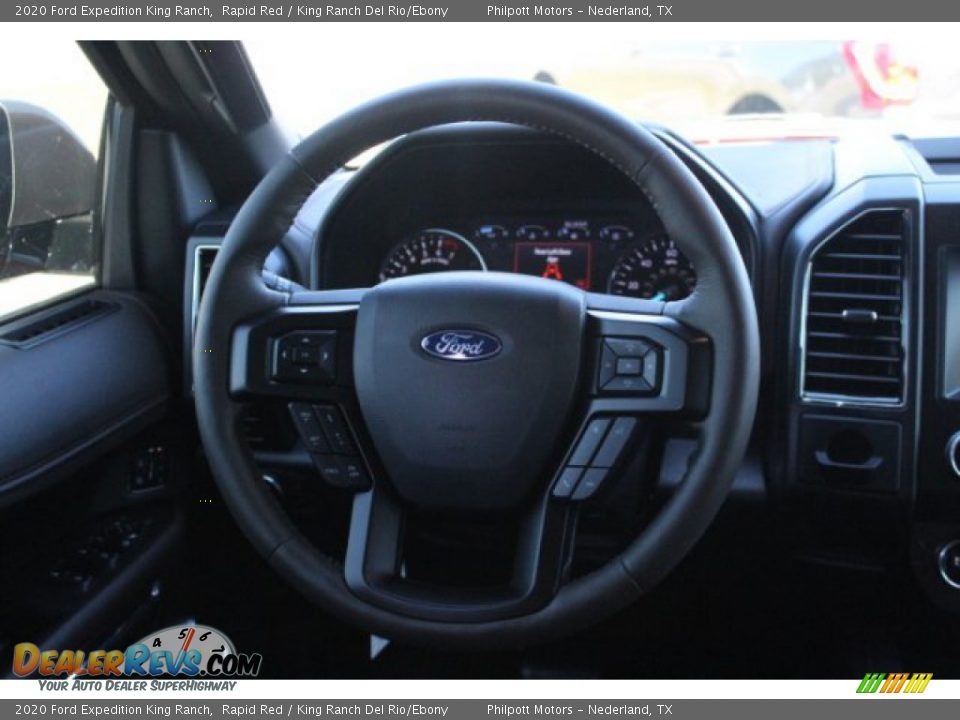 2020 Ford Expedition King Ranch Rapid Red / King Ranch Del Rio/Ebony Photo #23